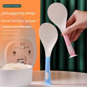 1PC Of Standing Rice Spoon Household Creative Rice Spoon Rice Cooker Rice Spoon Non-stick Rice Kitchen Cooking Supplies - Image 4