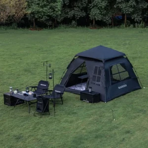 Naturehike BLACKDOG Automatic Tent Black Coating Two Doors Four Windows Camping Outdoor Sunscreen Waterproof Quick Opening Tent - Image 6