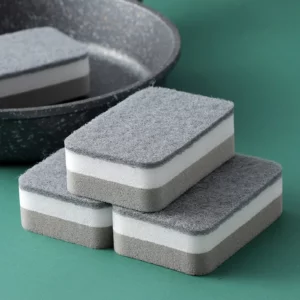 5/10/20pcs Double-sided Cleaning Sponges Pan Pot Dish-Washing Sponges Household Scouring Pad Kit Tools Kitchen Tableware Brush - Image 2