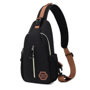 Men's adjustable chest bag, waterproof and portable shoulder bag and crossbody bag, very suitable for travel and outdoor sports! - Image 5
