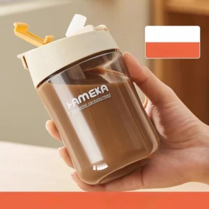 GIANXI 500ML Plastic Cup Sealed Leakproof Coffee Cup Daily Direct Drinking Straws Environmental Friendly PC Mug - Image 4