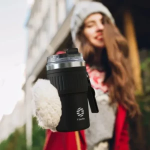 400ml Stainless Steel Coffee Cup Portable Thermos Cup Leak Proof Water Bottle Keep Cold and Hot Travel Outdoor Drinking Utensil - Image 4