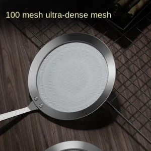 304 Stainless Steel Fine Mesh Filter, Multi-Function Colander for Juice, Coffee, Tea, & Vegetables, Kitchen Accessories - Image 5
