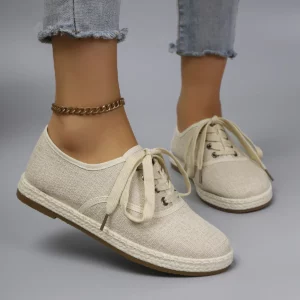 Spring and Autumn New Women's Casual Lace up Comfortable, Breathable, Lightweight and Wear-Resistant Sports Shoes - Image 4