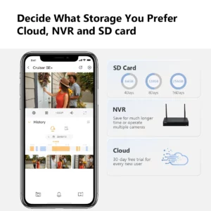 IMOU Cruiser SE+ Series Outdoor Wi-Fi Camera IP66 Weatherproof Camera 8X Digital Zoom Night Vision AI Human Detection Camera - Image 3