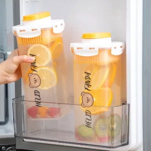 WORTHBUY Refrigerator Cold Kettle Plastic Cold Water Jug Large Capacity Drinkware Heat Resistant Beverage Lemon Tea Juice Jug - Image 1