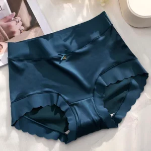 Silk Panties Nice Briefs Soft Underwear Women's Mid rise Elegance Girls Sexy Lingerie - Image 4