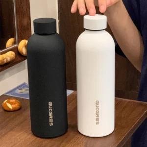 Couples portable cold water cup student ice cup large capacity cute water cup high value insulation water cup - Image 2