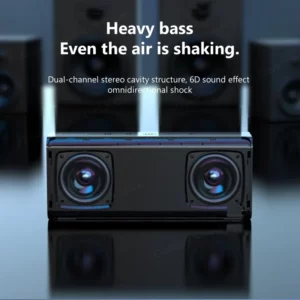 Portable Mega Bass Speaker Wireless Bluetooth Lossless High Fidelity Loudspeaker Support TF Card Playback Indoors Outdoor Sound - Image 3