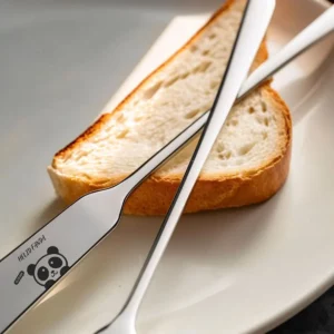 WORTHBUY 2/4pcs Cute 304 Stainless Steel Butter Knife Bread Toast Jam Spatula Spreader Long Handle Cheese Cutter Kitchen Tools - Image 4