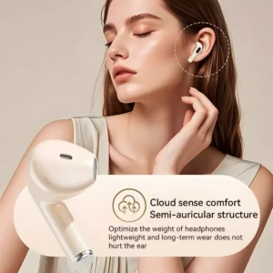 Bluetooth Wireless Earphone Human Ear Design Headset Simple Operation Easy to Grasp Headphones TWS Earbuds In Ear With Mic Touch - Image 5