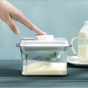1000-2300ml Storage Jar Press Switch Milk Powder Can Moisture-Proof with Triangle Scraping Milk Powder Box Food Container - Image 5