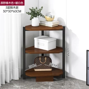 Triangular Multi-Layer Shelf for Living Room, Corner Cabinet, Floor to Ceiling, Storage Layer, Bookshelf, Bedroom - Image 6
