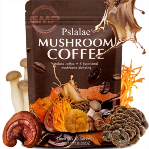 Mushroom Coffee - Reishi, Cordyceps, Energy, Mental Clarity, Focus Support, Memory Enhancement, Relieve Fatigue - Image 1