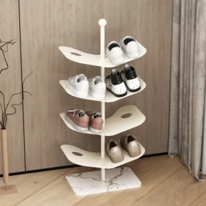 Modern Entryway Shoe Rack Space Saving Shoe Organizer Cabinet for Hallway/Living Room Slim Multilayer Shoe Shelf - Image 4