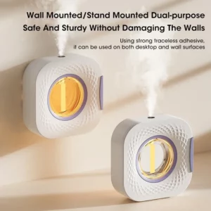 Wall-Mounted Desktop 4 Modes Fragrance Diffuser Aromatherapy Machine 150ML USB Smart Air Purifier Display Home Deodorization - Image 3