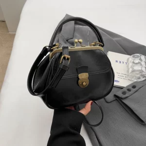 Brown New Trendy Solid Color Women Crossbody Bag Spring Luxury Design Lady Party Satchels Female Fashion One Shoulder Bag - Image 3