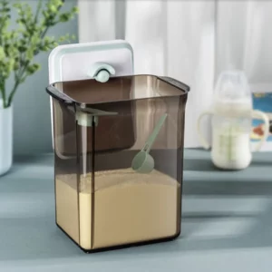 1000-2300ml Storage Jar Press Switch Milk Powder Can Moisture-Proof with Triangle Scraping Milk Powder Box Food Container - Image 3