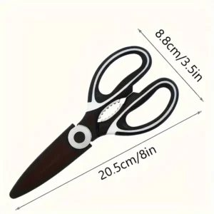 Heavy duty stainless steel kitchen scissors-multifunctional food scissors, pizza and salad - Image 6
