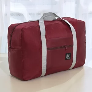 1 set of foldable large capacity travel luggage bag, expandable fitness bag, sports carry on, weekend luggage check-in, luggage - Image 4