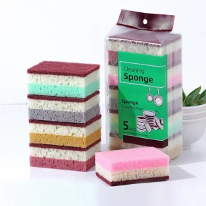 High density sponge cleaning cloth, dishwashing cloth, non greasy kitchen and catering supplies, sponge brush, pot and bowl - Image 6