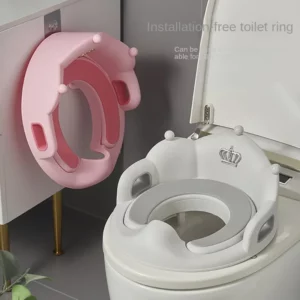 Baby and Child Toilet Seat Ring Female Baby and Little Boy Cushion Bedpan Cover Children's Toilet Household Auxiliary Toilet - Image 2