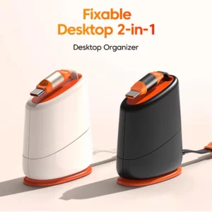 Desktop Fixed 100W Type C to Type C Cable Retractable Fast Charging Data Cord For iPhone 16 15 iPad 6 Huawei Xiaomi Quick Charge - Image 2