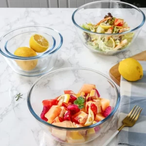 Transparent Glass Salad Bowl Extra Large Instant Noodle Ramen Creative Bowls Microwave Soup Rice Home Kitchen tools 500 - 4450ml - Image 2