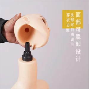 4Style Plastic Female Body Hand Mannequin, Wedding Decorative, Realist Cloth, Male Model Doll, Maniqui Stainless Chassis, E057 - Image 4
