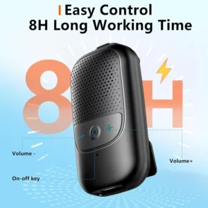 Wearable Mini Bluetooth Speaker Clip-On Wireless Portable Speakers Built-in ENC Mic Hands-free Call For Work Outdoors - Image 6