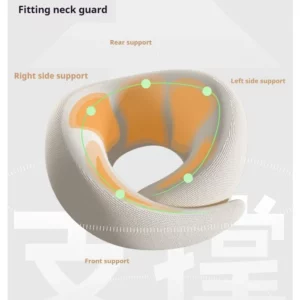Memory Foam Neck Pillow Neck Support Pillow With Head Cushion Support Camping Neck Protect Soft Memory Foam Head Support - Image 3