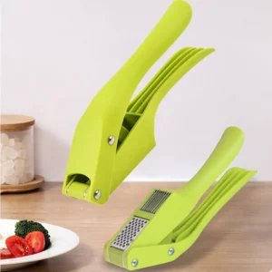 2-in-1 Multifunctional Garlic Press For Pressing Mash Garlic And Sliced Garlic,Vegetable Squeezer For Home Cooking Masher Tool - Image 5