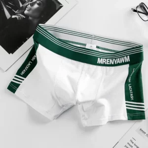 New Men Underwear Cotton Breathable Letter Sports Boxer Shorts Seamless Antibacterial Boxers Students Boys' Fashion Underpants - Image 3