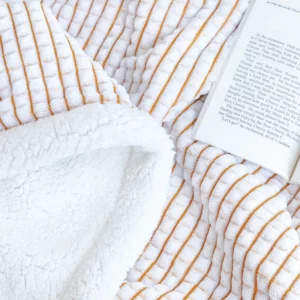 Winter Plaid Lambing Blanket Warm Soft Thick-Textured Fleece Blanket Sofa Blanket Covers Multifunctional Decorative Blankets - Image 3