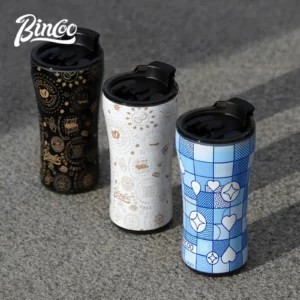 380ml Insulated Coffee Mug Stainless Steel Tumbler Water Thermos Vacuum Flask Mini Water Bottle Portable Travel Mug Thermal Cup - Image 4