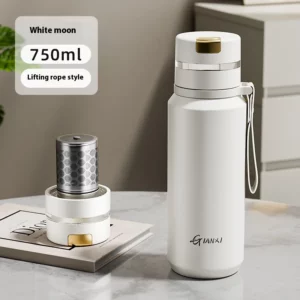 Gianxi Tea Separation Tea Cup Portable Sports Water Bottle For Male And Female Students Large Capacity Magnetic Elastic Cup - Image 6