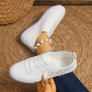 Women Sneakers New Comfortable Outdoor Summer Flats Shoes Fashion Lightweight Concise Vulcanized Shoes Women Zapatos De Mujer - Image 4