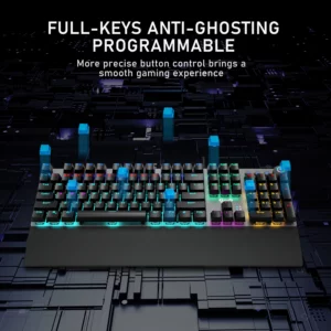 AULA F2088 Mechanical Gaming Keyboard Anti-ghosting 104 Brown Blue Switch Wired Mixed Backlight Keyboard for Game Laptop PC - Image 2