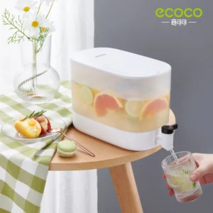 4L Refrigerator Cold Water Jug Water Pot Faucet Large Capacity Lemonade Scented Tea Juice Fruit Drink Water Dispenser Kettle - Image 1
