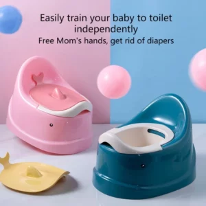 Toddler Potty Baby Toilet Trainer Portable Training Toilet For Travel Stable And Safe Oval Bottom Design Non Slip Potty For - Image 2