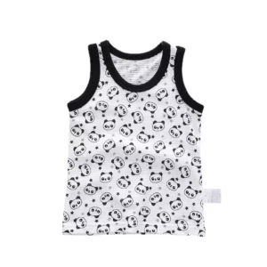 Baby Boys Girls Tops Toddler Sleeveless Shirts Kids Cartoon Tank Tops Infant Cotton Undershirt 2024 Summer Children's Clothes - Image 5
