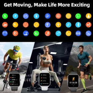 New Ultra Thin Smart Watch men 1.96" AMOLED 360*360 HD Pixel Display Always Show Time Call Reminder Smartwatch Ladies For huawei - Image 6