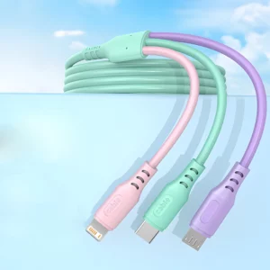 3 In 1 Super Fast Charging Cable For iPhone15 14 13 12 11 X Pro Max Micro USB Type-C Phone Charger USBC Data Cable - Image 2