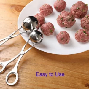 Meat Ball Maker Tool Stainless Steel Clip Round Rice Ball Shaper Spoon Meatball Making Mold Non Stick Stuffed Kitchen Gadget - Image 2
