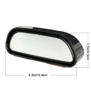 1pc Universal Car Mirror 360° Adjustable Wide Angle Side Rear Mirrors blind spot Snap way for Parking Auxiliary Rear View Mirror - Image 6