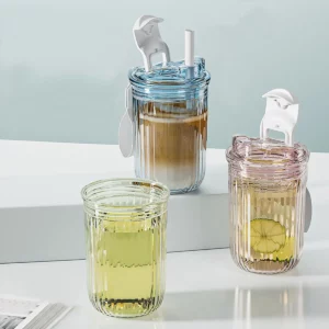 WORTHBUY Portable Transparent Plastic Water Bottle With Tea Strainer&Rope Travel Sport Drinking Cup Heat-Resistant Drinkware - Image 3