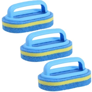 1/3PCS Household Cleaning Brush Magic Handle Sponge Easy Cleaning for Kitchen Bathroom Toilet Wall Window Cleaning Tools - Image 4