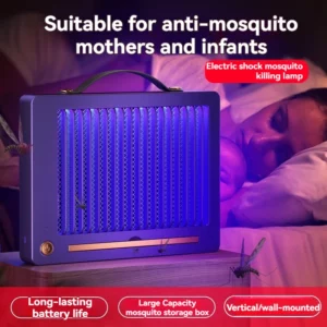 Mosquito killing lamp can be hung on USB, rechargeable for restaurants, indoor and outdoor use, commercial electric shock mosqui - Image 2