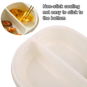 2L Electric Micro Pressure Cooking Pot Double Gallbladder Rice Cooker Smart Food Steamer Noodles Stew Skillet Hotpot Frying Pan - Image 5