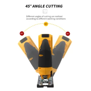 Dewalt 2700RPM Brushless Curve Saw Cordless Electric Jig Saw Portable Adjustable Woodworking Power Tool For Dewalt 20V Battery - Image 4